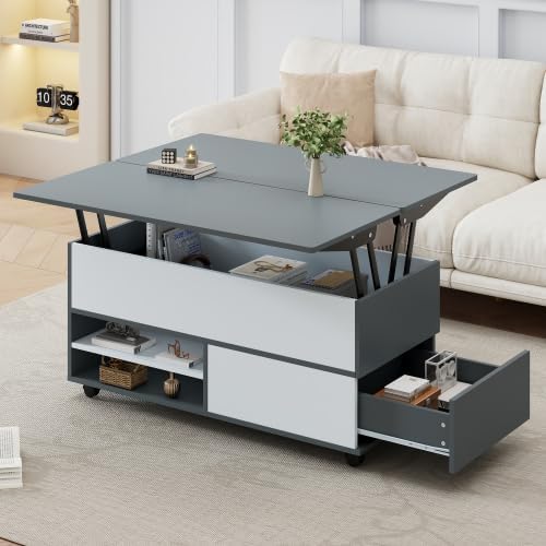 Merax Couchtisch mit Ablage